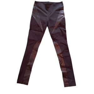NWOT Rag & Bone Leather Accent Leggings